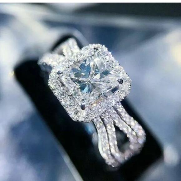 Jewelry - Elegant 925 Silver Rings for Women Cubic Zirconia